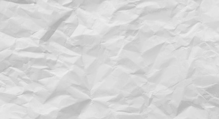 White and multicolored wrinkled paper surface, top view