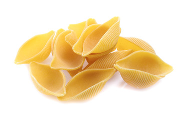 Italian pasta  isolated on white background