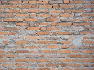 Old brick wall for background.
