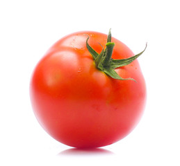 Tomato vegetables pile isolated on white background