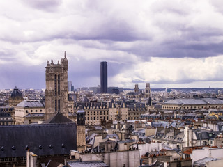 Vue sur les toits de Paris