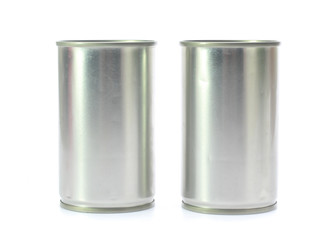 aluminum can isolated on white background