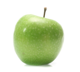 Green apple isolated on white background