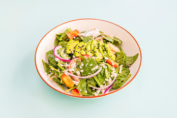 Image of salad with fresh ingredients
