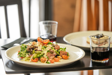 Image of salad with fresh ingredients