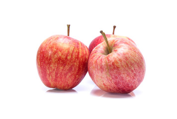 Red apple isolated on a white background