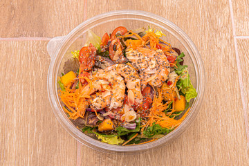 Image of salad with fresh ingredients