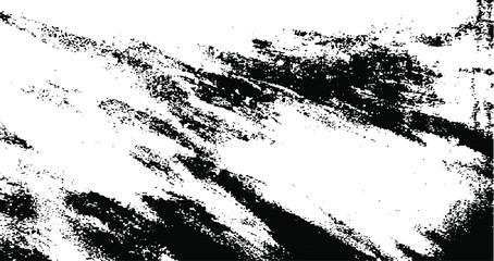 Vector brush sroke texture. Distressed uneven grunge background. Abstract distressed vector illustration. Overlay over any design to create interesting effect and depth. Black isolated on white. EPS10