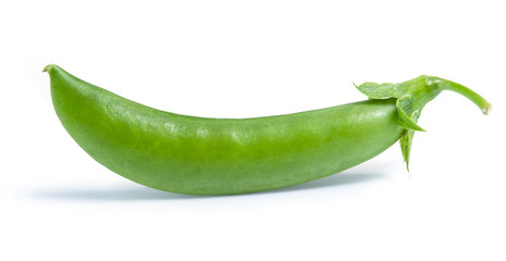 green Pea vegetable isolated on white background