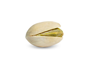 Pistachio nuts. Isolated on a white background