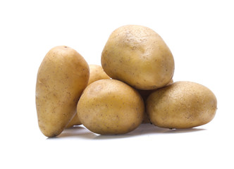 potato isolated on white background