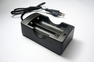Li-ion 18650 Battery Charger, capable of charging one or two Li-ion batteries with features to prevent leakage, overcharging and other common problems.     