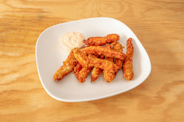 Image of fried chicken fingers