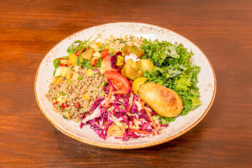 Image of salad with fresh ingredients