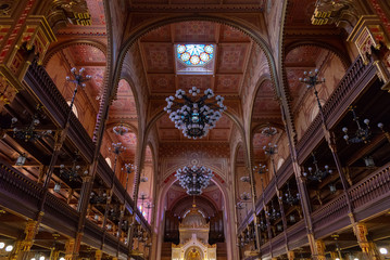 Fototapeta na wymiar Synagogue of the city of Budapest