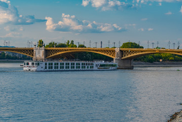 urban panorama of the city of Budapest in Hungary