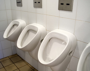 urinal, public restroom for men