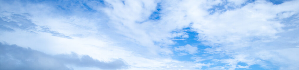 Beautiful nature view of blue sky with copy space using as background natural landscape, fresh...