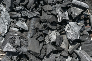Background of coals.