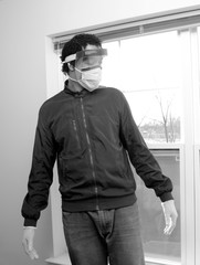 MAN IN MASK/COVID-19 MASK