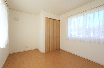Residential room interior space Background