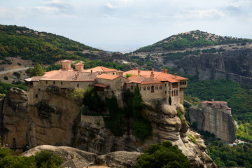 Fototapeta na wymiar Meteora, Greece, Varlaam monastery 