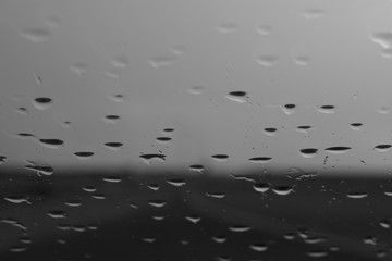rain drops on window