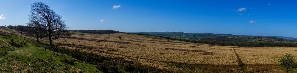 Fototapeta na wymiar panorama of the Yorkshire countryside