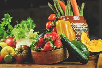 composition of fruits and vegetables