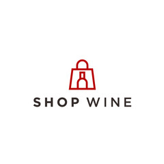 wine shop logo vector designs