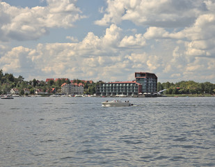 .Mazury Polska jezioro łodzie hotel
