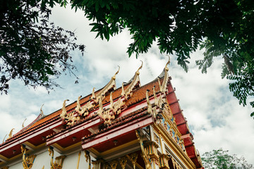 Buddhist temple . Phuket . Thailand . 