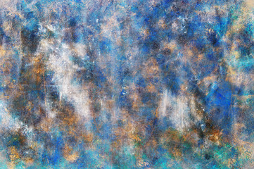 Beautiful abstract grunge decorative stucco wall background. Art stylized texture banner. Vintage plaster texture. Rough strokes. Colorful.