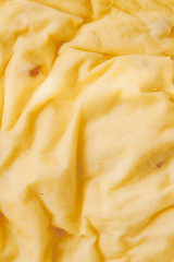 Close up of a pastry as a backdrop texture composition