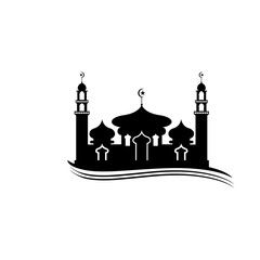 Mosque icon vector Illustration design template