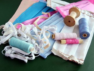 homemade cotton masks against epidemic