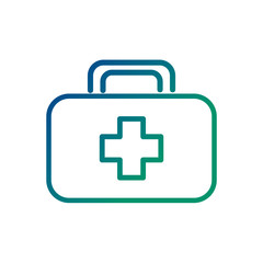 medical kit with cross line style