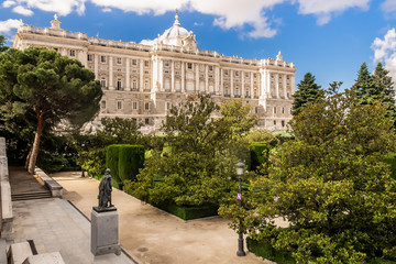 Fototapeta premium Royal Palace of Madrid, Spain