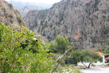 Butterfly valley, TURKEY - 20 MAY 2016: Summer romantic butterfly valley sea beach view with clear water and peaceful atmosphere