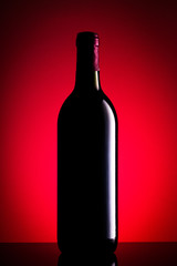 red wine bottle