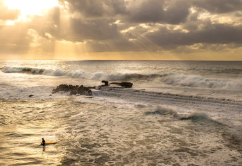 Atardecer dorado