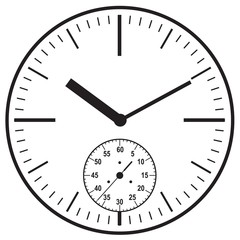 Clock icon. World time concept. Business background.