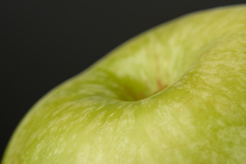green apple macro