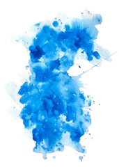 Abstract watercolor background. Raster illustration
