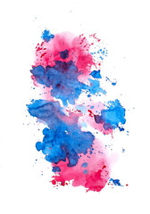 Abstract watercolor background. Raster illustration - 341426843