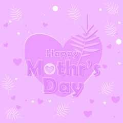 Set of Happy Mother's Day greeting card design. Template for, banner, poster, flyer, greeting card, web design, print design.