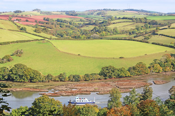 River Dart and Dart Valley in Autumn	