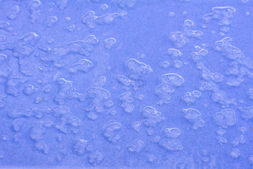 Fantasy blue background with bubbles, dots and stains