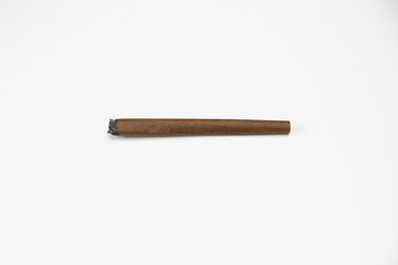 Blunt of marijuana tobacco paper