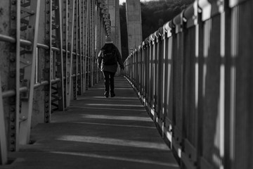 Person on the Bridge